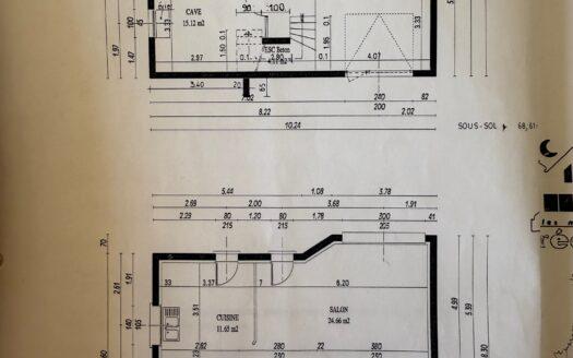 VIAGER MAISON 120 M2 AVEC PISCINE ET TERRAIN CONSTRUCTIBLE