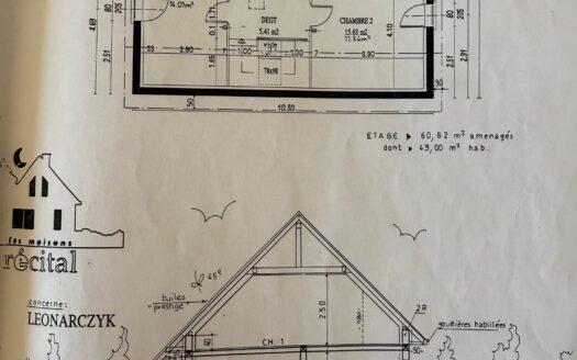 VIAGER MAISON 120 M2 AVEC PISCINE ET TERRAIN CONSTRUCTIBLE