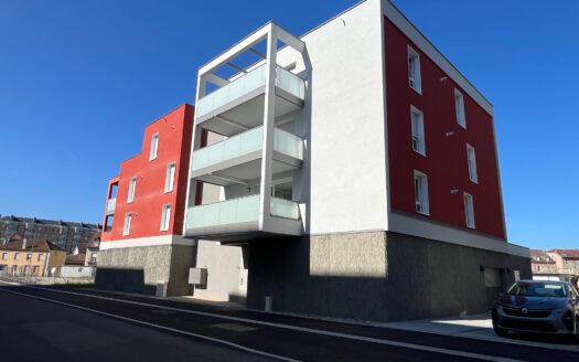 À louer – F2 neuf meublé en attique avec balcon et garage – Résidence neuve – 41,11 m² – BELFORT